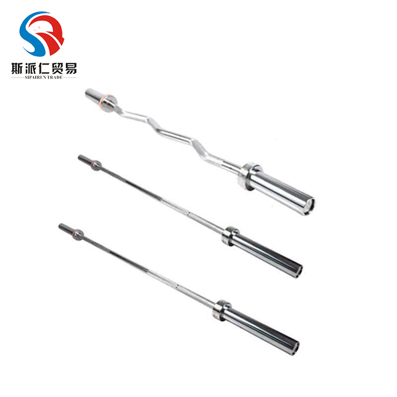 Manufactor wholesale Tony 1.2 Olympic pole,Curved bar, 1.5 Olympic pole The biceps OB47 Barbell electroplate bearing