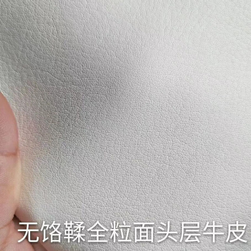 头层无铬鞣牛皮 棒球手套白色头层无铬鞣牛皮 轻摔纳帕全粒面真皮