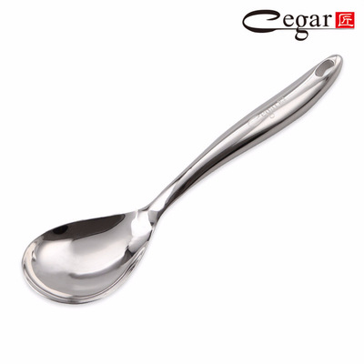 不锈钢饭勺 添饭勺子 厨房厨具 家用勺子 大饭勺不生锈 现货