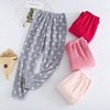 fairy Warm Coral trousers Autumn and winter Lazy Beam feet Knickers Casual pants