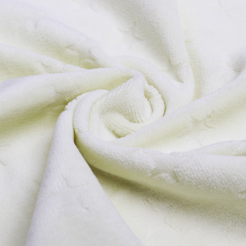 白色天鹅绒布料cvc天鹅绒毛巾布床上用品布料210g天鹅绒布料批发