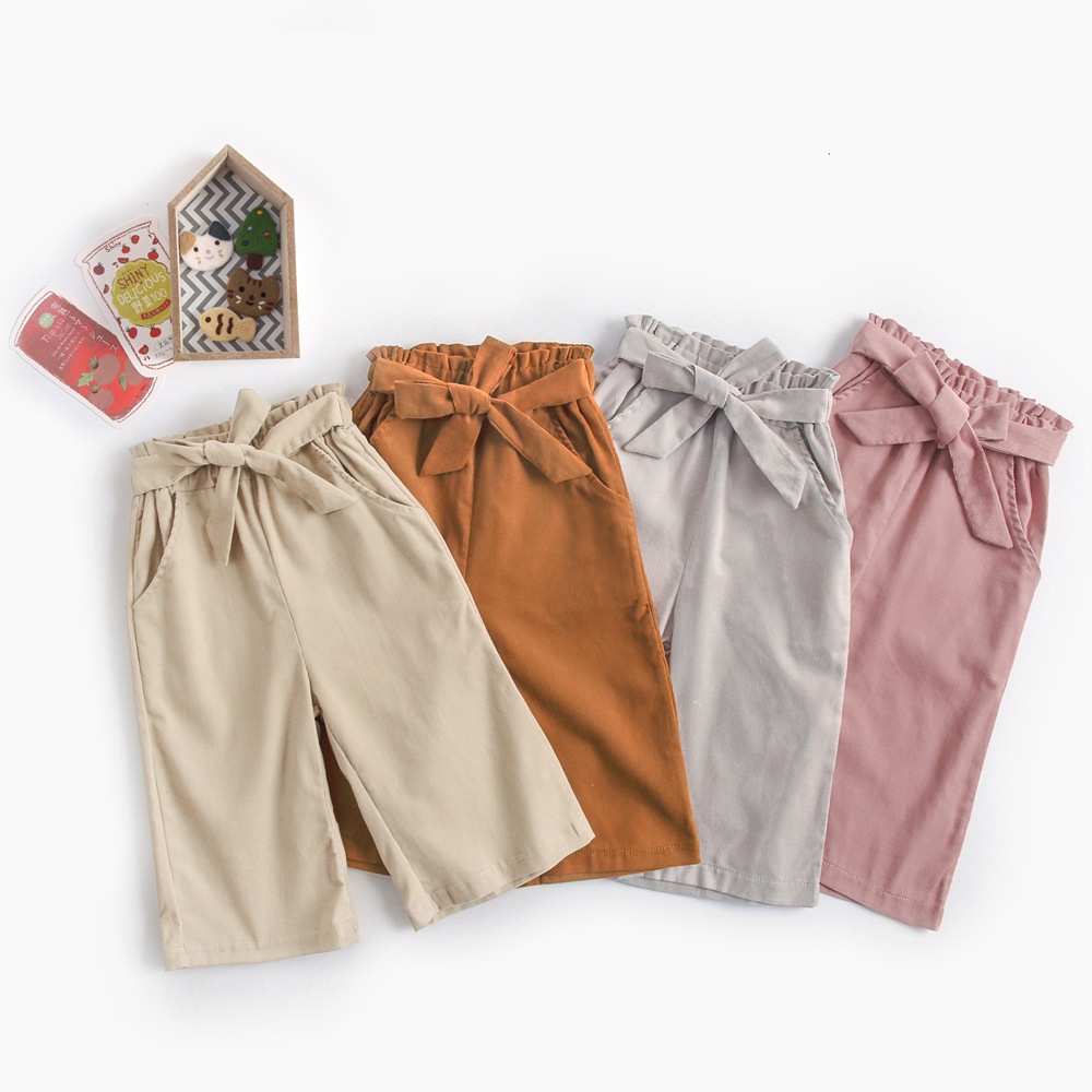 Corduroy autumn children's trousers to go out