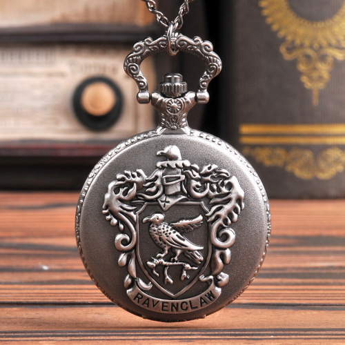 Manufacturer wholesale English letter Eagle quartz pocket watch casual quartz necklace birdcage drop shipping 9019