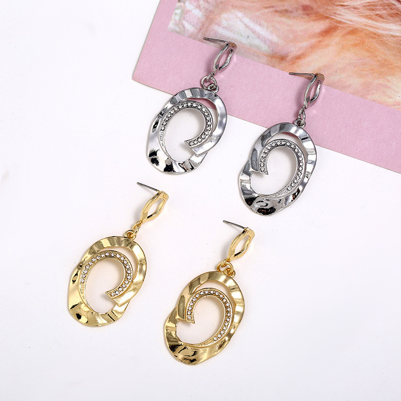 Fashionable earrings, wholesale, European style
