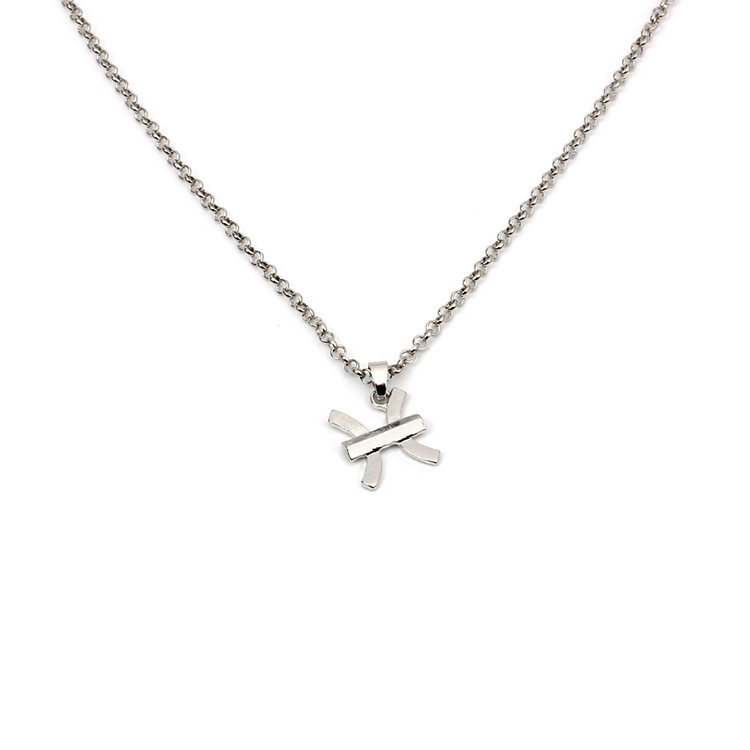 11g Weight Necklace Classification Women'S Gender White, Gold, Silver Color Hot-selling Twelve Constellation Necklaces Wholesale 2