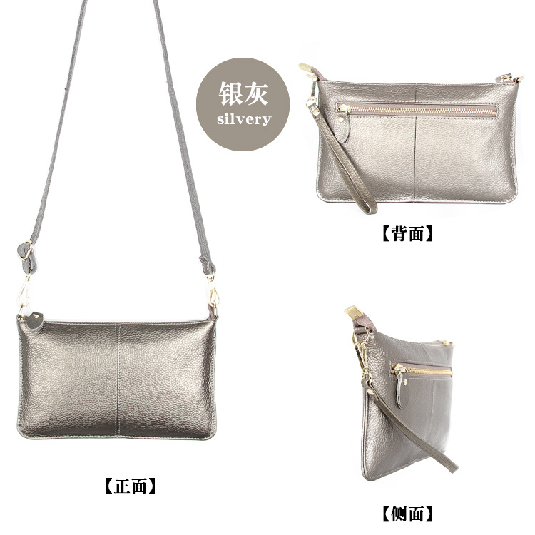 156g Weight Polyester Lining Material Zipper Closure Type Single Shoulder Strap Strap Type Envelope Bag, Shoulder Bag Bags Type Leather Material Solid Color Pattern Fashion Style Square Shape Royal Blue, Orange, Grey, Rose Red, Purple, Red, Green, Blue, Wine Red, Silver, Yellow, Black Color Small Size Small Leather Solid Color Fashion Zipper Envelope Bag Shoulder Bag 12