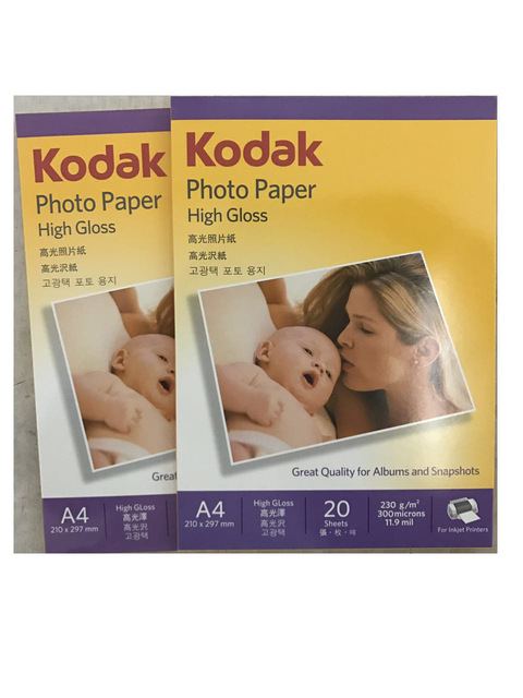 Giấy ảnh giấy Kodak A3A45 inch 6 inch 7 inch giấy bóng 200g230g270 g RC giấy ảnh chống nước bán buôn Giấy ảnh