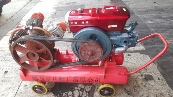 云南昆明开山W1.8/5配常州ZS1100柴动空压机