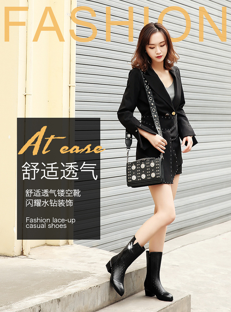 Bottes femme en En cuir - Ref 3355266 Image 8