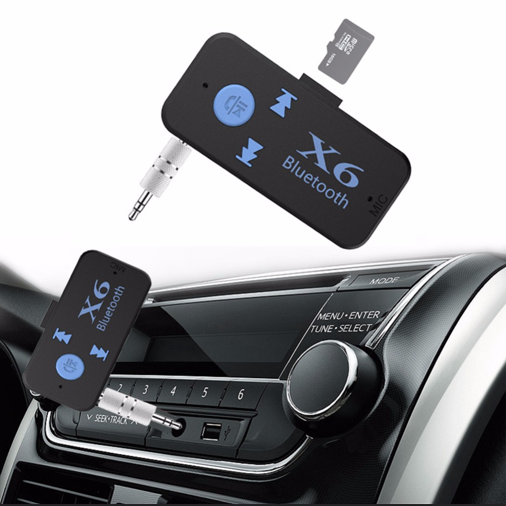 X6 Bluetooth on board receiver aux audio frequency Bluetooth adapter 3.5mm Audio Music Card Player