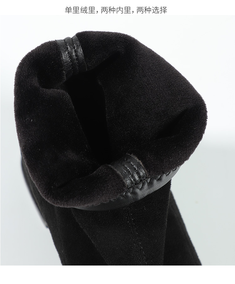 Bottes femme en Daim - Ref 3355214 Image 28