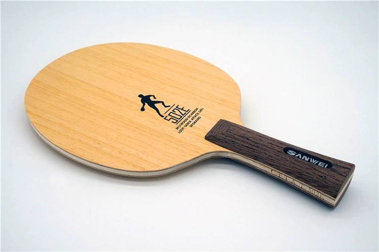 Трехмерная ракетка для настольного тенниса, нижняя пластина, ракетка для начинающих, прямая, горизонтальная ракетка для игр для взрослых и детей SANWEI 502E