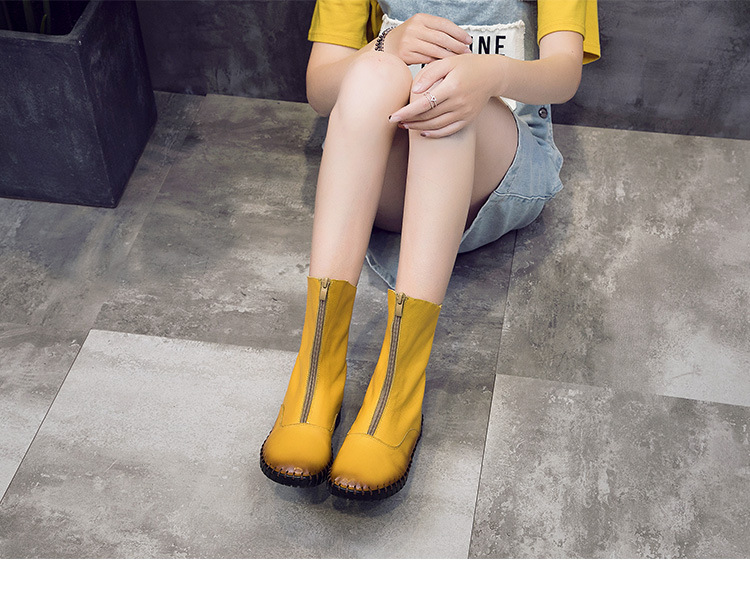 Bottes femme en En cuir - Ref 3354787 Image 25