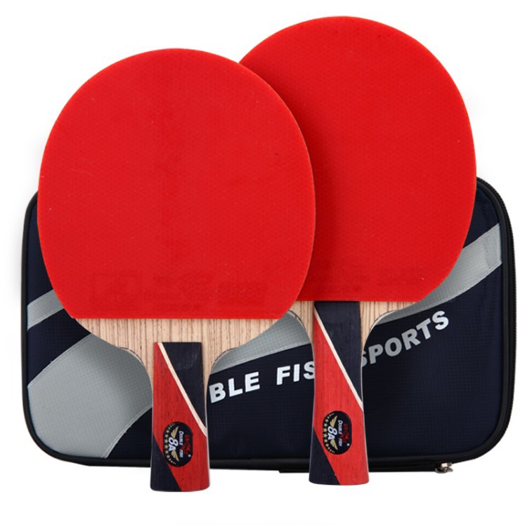 Table tennis racket carbon fibre elastic Two-sided Anti-adhesive Eight Star Pen Horizontal