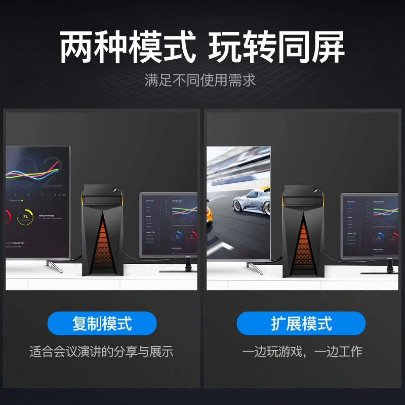 Weixun DVI to VGA cable 24+1 HD rotor computer graphics card display interface conversion VGA to DVI
