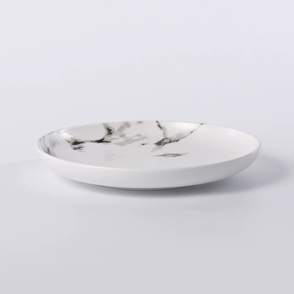 8-inch Yabo rice plate (white)