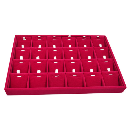 Ice Velvet Pendant Display Props Jewelry Tray Jewelry Box Necklace Pendant Toy Tray Necklace Display