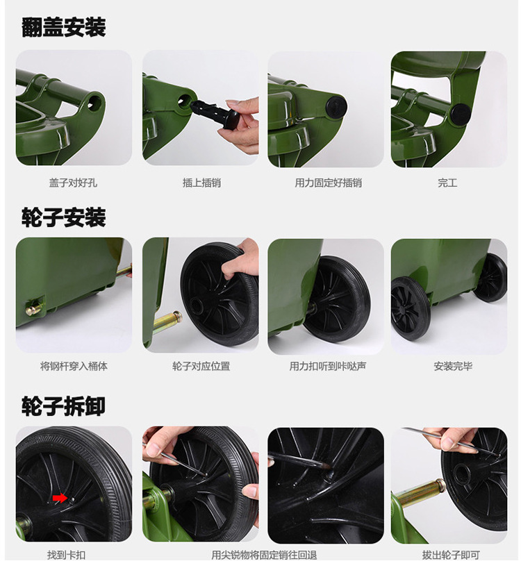 Eje de rueda sólido de 22mm