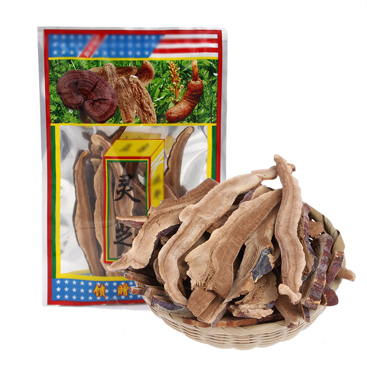 灵芝片50g长白山灵芝切片椴木灵芝片东北特产地摊货源批发|ms