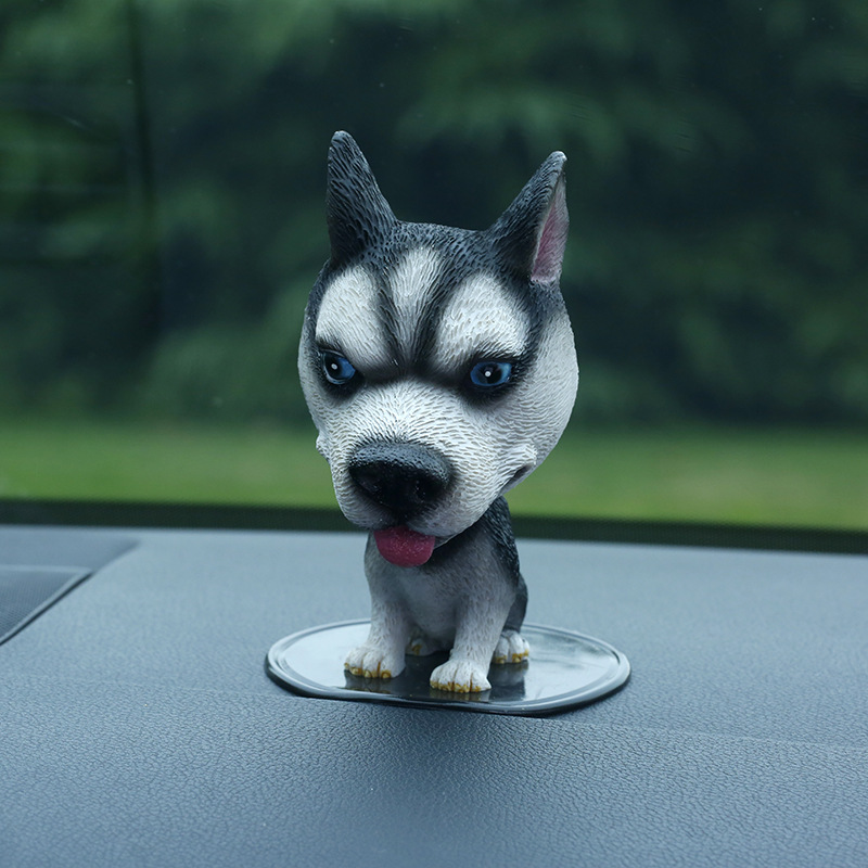 Car Accessories, Car Decorations, Cute Animal Home Decor Figurines, Cartoon Creative Cute Resin Bobblehead Dog