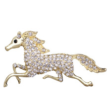 新款日韩时尚满钻马动物胸针女胸花胸扣 厂家一件代发