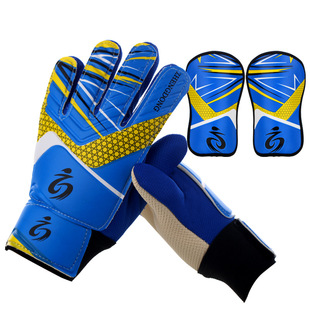 Детский вратарь для школьников, нескользящие футбольные износостойкие перчатки для тренировок, начальная и средняя школа