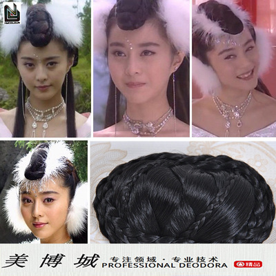 新娘假发_古装造型汉服假发包秀禾盘头假发发