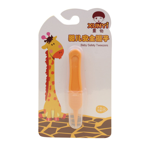 Special tweezers for baby boogers, newborn nose picking and cleaning nose clip, baby safety small tweezers, card packaging
