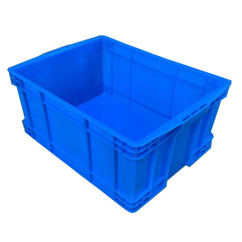 批发500-250B型周转箱 可配盖 内径500*380*250大把手塑料箱