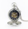 Retro classic silver mechanical pocket watch, necklace suitable for men and women