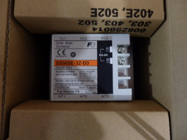 日本富士接触器SS502E-3Z-D3/F