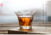 Japanese -style single -cup handmade petals hammer, transparent heat -resistant glass product cup Master Cup Kung Fu Little Tea Cup
