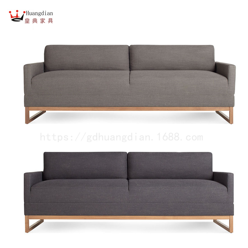 Manufacturers Wholesale Custom Simple Modern Living Room Hotel Suite Fabric Sofa Three Person Leisure Sofa SF53
