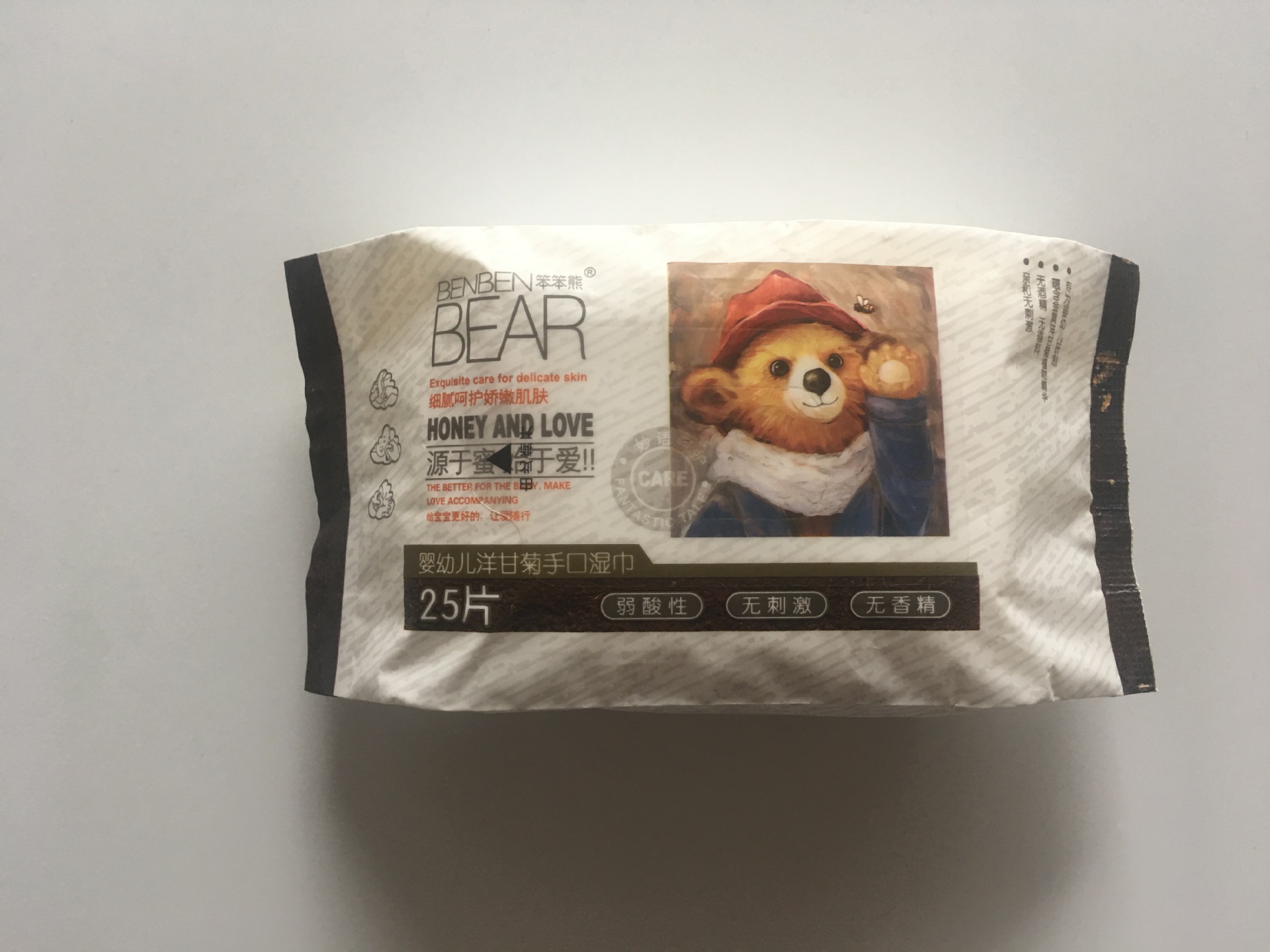 Stupid Bear Infants Chamomile Wet wipes 25 slice 6937385060104