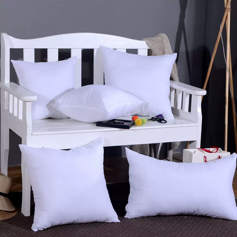 真空压缩磨毛布抱枕芯条纹布料pp棉填充靠垫45*45 55 60