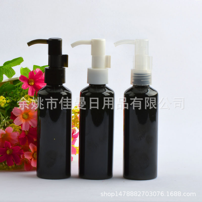 100ml卸妆油瓶PET塑料瓶精油瓶分装瓶按压瓶空瓶子化妆品包材瓶
