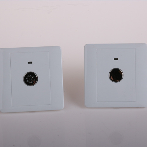 Second-line touch delay switch panel white 86 type concealed controllable light property corridor induction touch switch