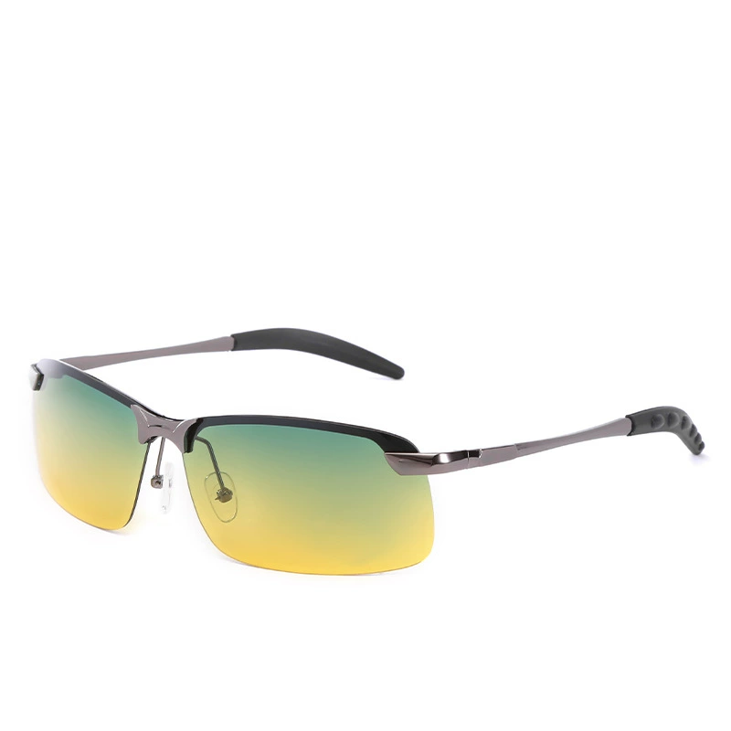 Очки 3043 двухцветныеpolarized солнечные для мужчин и женщин, специальные ночные видения очки для вождения, дневная и ночная защита глаз, велоспорт