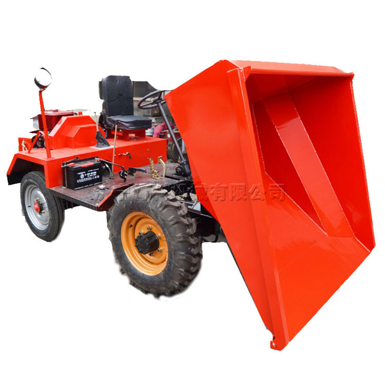 工程版一吨fc-10型翻斗车工地一顿翻轴传动前驱前翻选配液压卸料