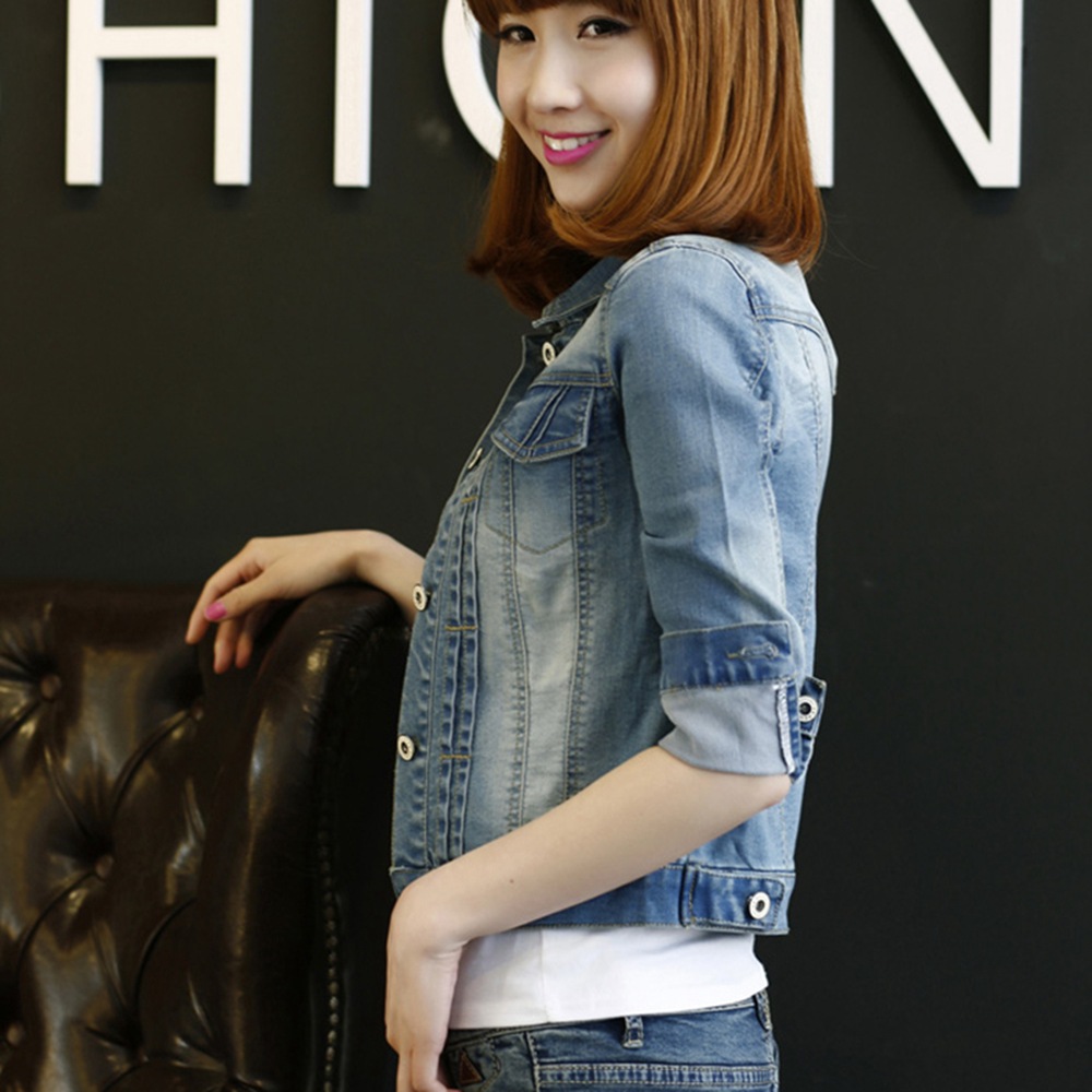 Blouson femme YANLIN VITALITé en Denim - Ref 3321561 Image 4