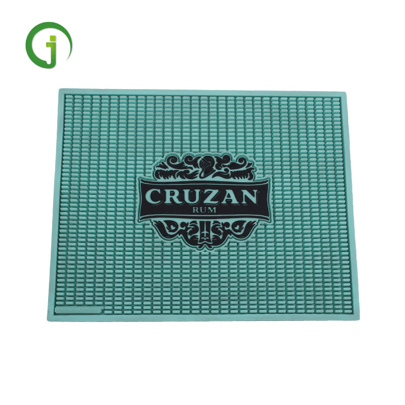 厂家供应酒吧餐饮PVC橡胶垫创意造型酒吧软胶垫桌面摆设滤水垫