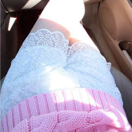 一件代发女士打底短裤外穿夏 韩版纱网时尚透气双层防走光安全裤