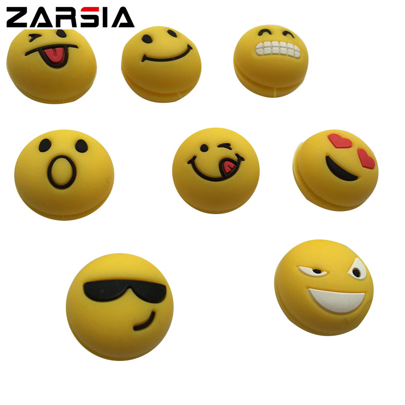 3D Grimace Racket Shock absorber three-dimensional Tennis racket Shock absorber Green Silicone