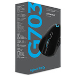 Logitech, беспроводная механическая игровая приставка, мышка с зарядкой, G703