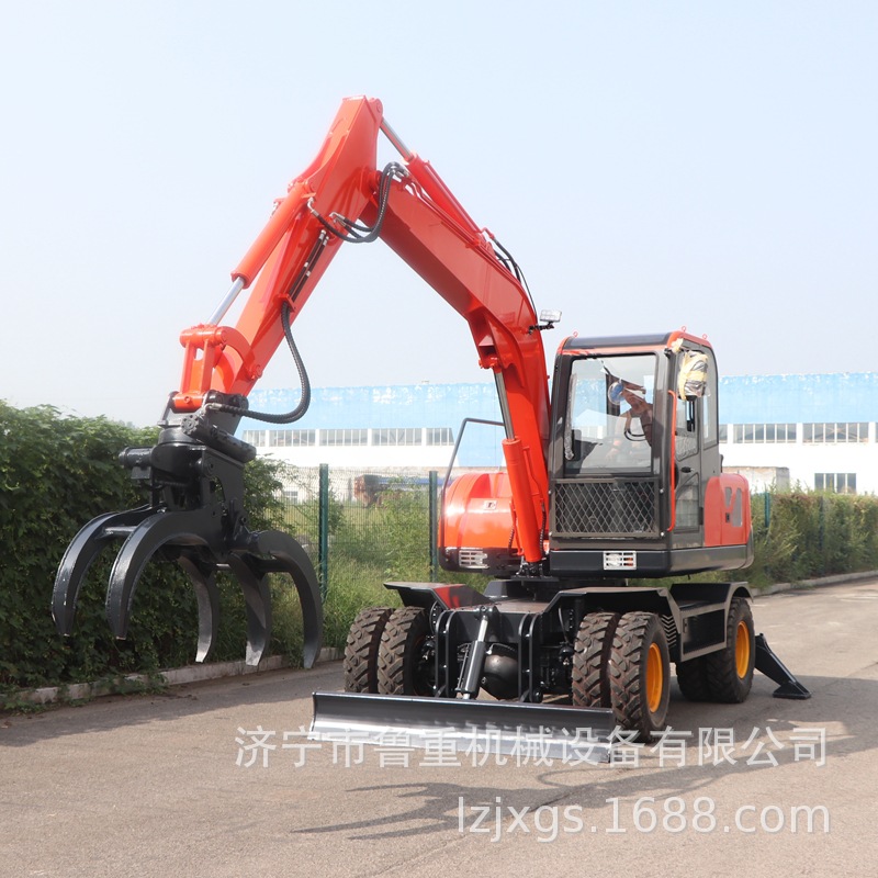 轮式抓木机抓草机 省油 抓木机 加重前后桥