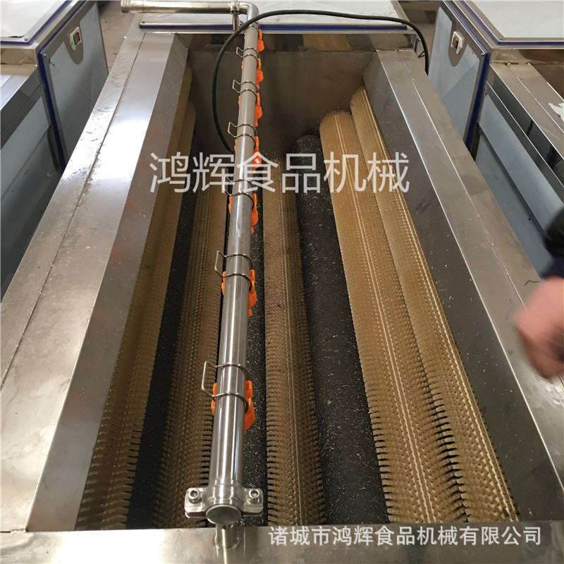 小型洗猪头猪脚机器 全自动鱼类去鳞清洗机 海蛎子清洗设备高效