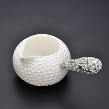 德化白瓷茶壺 陶瓷功夫茶具日式西施側把壺單壺手工羊脂玉泡茶器