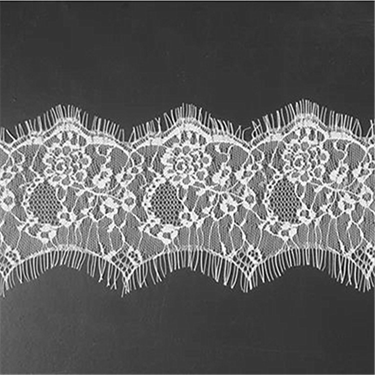 厂家直销新款无弹蕾丝花边 锦氨蕾丝花边内衣婚纱辅料10cm宽现货