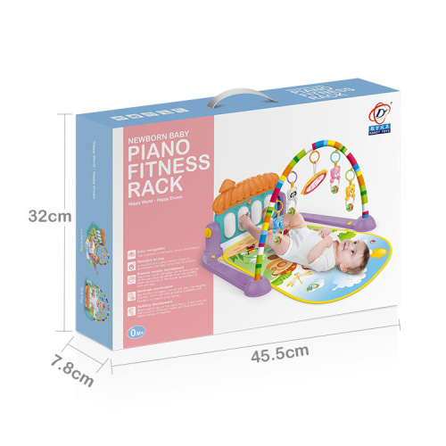 0-3 year old baby pedal piano fitness stand baby toy multifunctional early education music baby crawling mat
