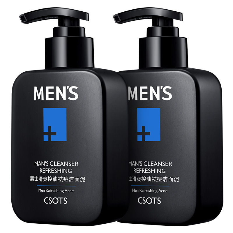 men's deep cleansing facial wash